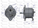 Alternator Case Magnum 7100/7200 14V 110A