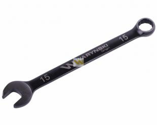 Klucz płasko-oczkowy 15 mm. CrV standard ASME B107-2010 Waryński Klucz płasko-oczkowy 15 mm. CrV standard ASME B107-2010 Waryński