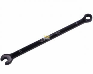 Klucz płasko-oczkowy 6 mm. CrV standard ASME B107-2010 Waryński Klucz płasko-oczkowy 6 mm. CrV standard ASME B107-2010 Waryński