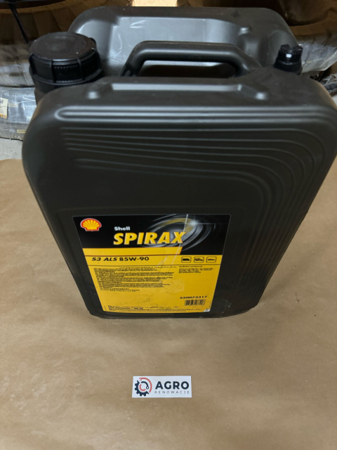 Olej do przedniego mostu Shell Spirax S3 ALS 85W90 20 l Olej do przedniego mostu Shell Spirax S3 ALS 85W90 20 l