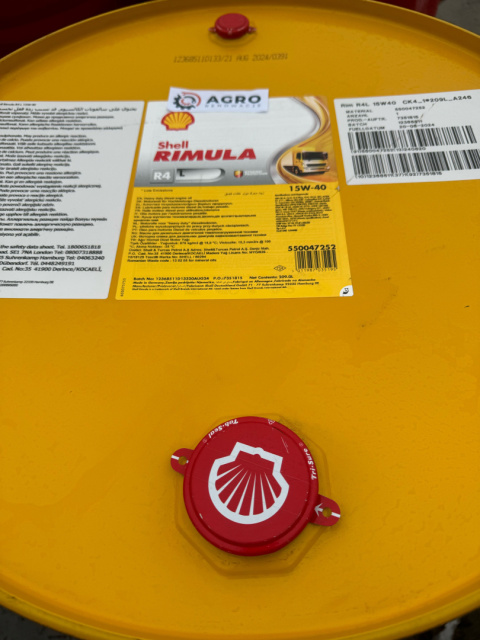 Olej silnikowy Shell Rimula R4L 15w40 beczką 209 l Olej silnikowy Shell Rimula R4L 15w40 beczką 209 l