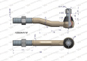 Przegub kierowniczy 128609A1 Case Magnum 7200 1 1/4-12 L WARYŃSKI