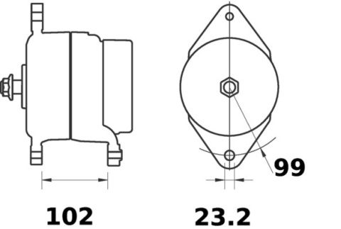 Alternator Mahle
