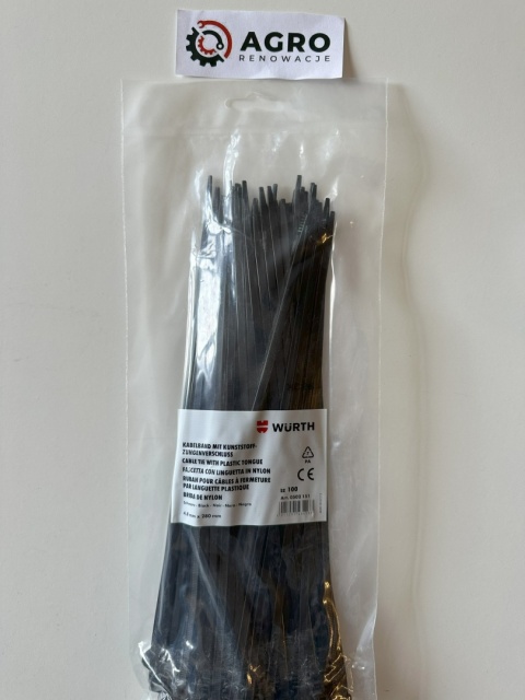 Opaska zaciskowa / trytytka 4.8x280-100 szt. Opaska zaciskowa / trytytka 4.8x280-100 szt.
