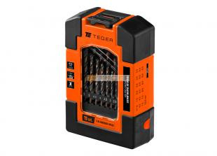 Zestaw wierteł do metalu - HSS PRO (DIN 338) (19 SZT.) / TEGER Zestaw wierteł do metalu - HSS PRO (DIN 338) (19 SZT.) / TEGER